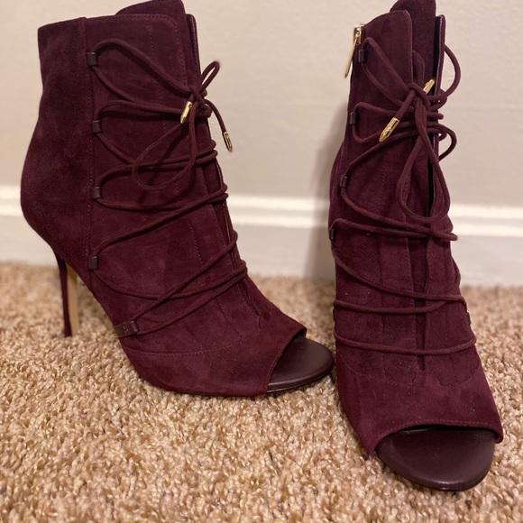 Sam Edelman size 8 burgundy heels - Picture 2 of 2